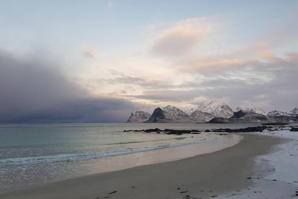 Lofoten- Enjoy The Nature-With A Beautiful Beach Napp Kültér fotó