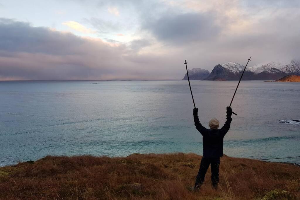 Lofoten- Enjoy The Nature-With A Beautiful Beach Napp Kültér fotó